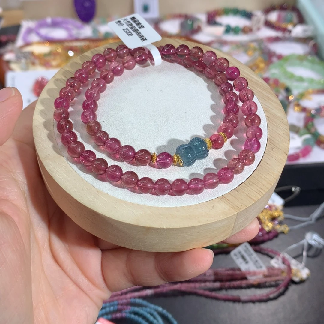 碧玺手串未镶嵌手串