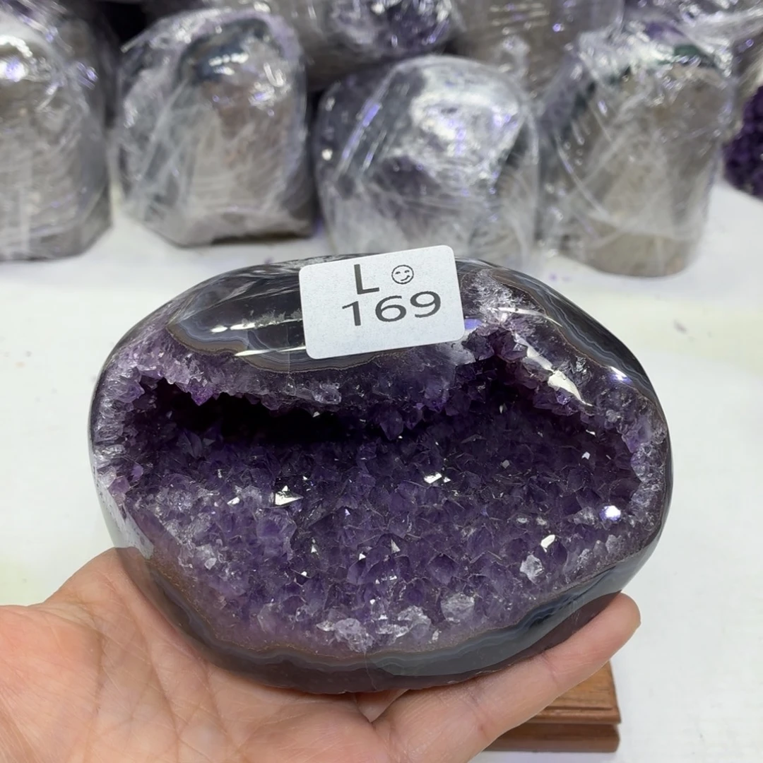 未镶嵌水晶摆件天然紫水晶