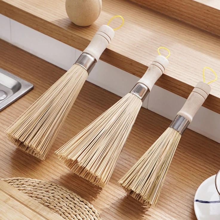 【新店福利】竹锅刷天然锅刷子洗锅厨房清洁用品不伤锅洗碗刷锅神器