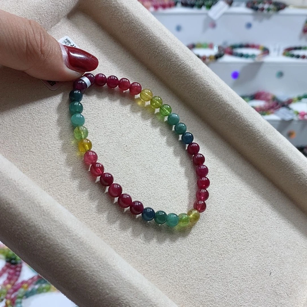 碧玺手链未镶嵌多样性发一条