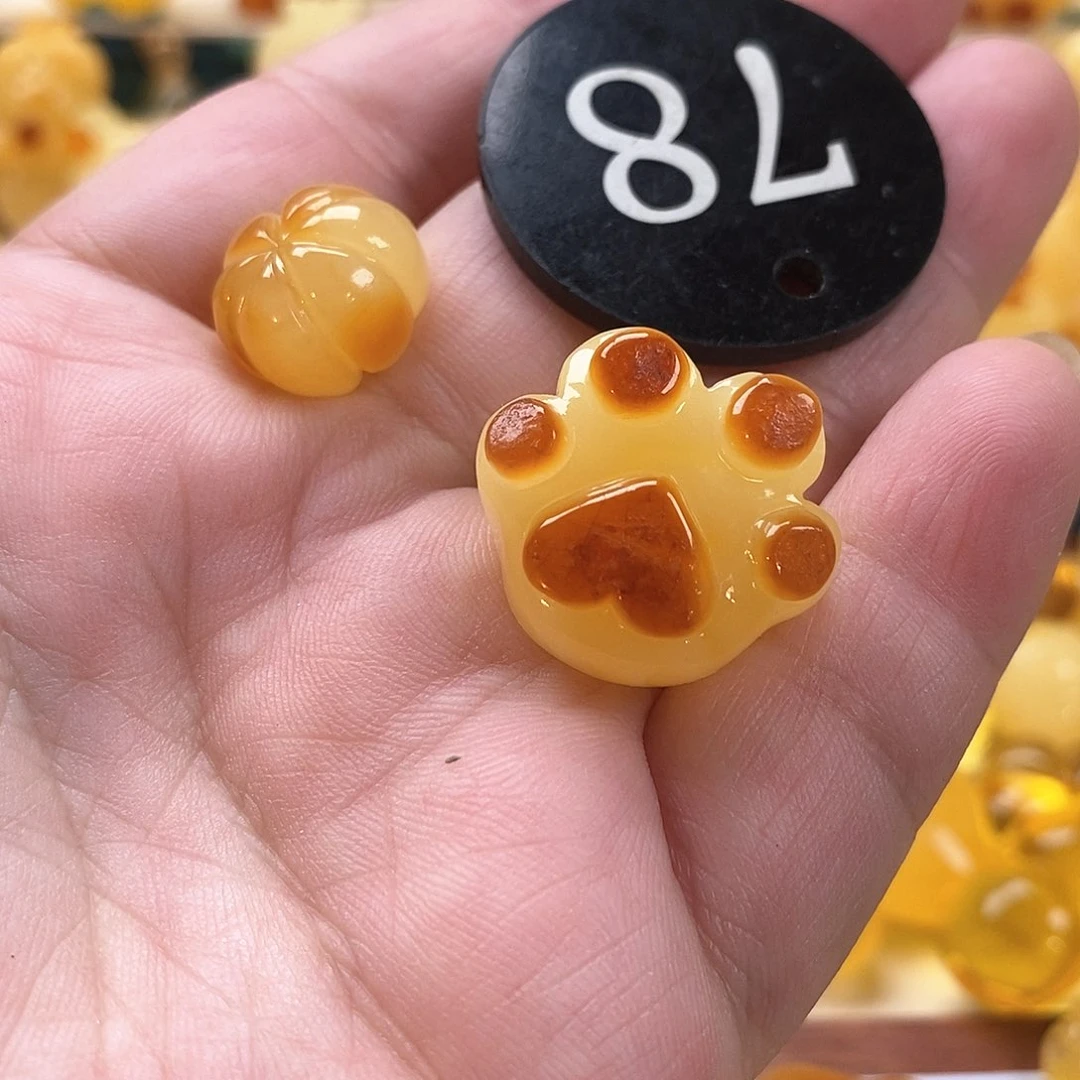 琥珀颈饰未镶嵌?*?定制