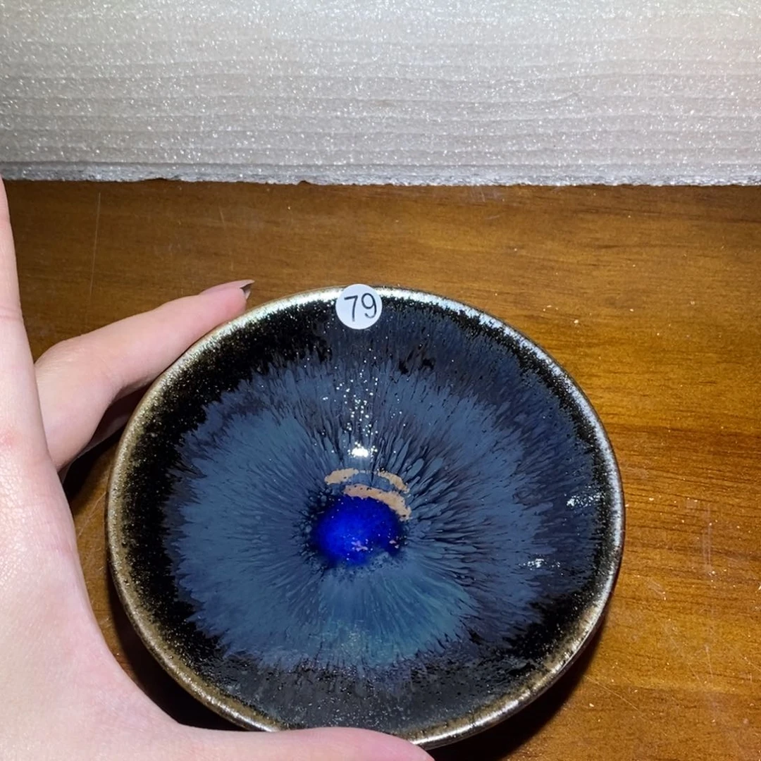 柴烧主人杯纯手工42纯手工真柴烧建盏79