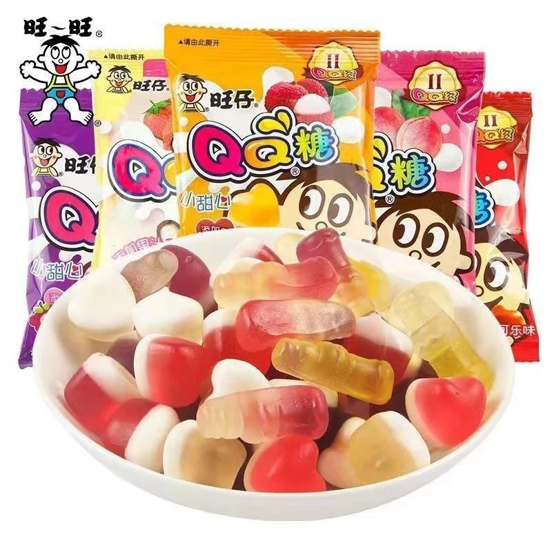 【临期】30包旺仔qq糖正宗混合口味网红软糖果汁