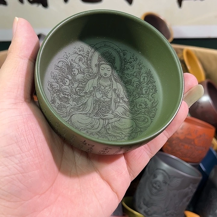 茶杯紫砂全手工紫砂主人杯