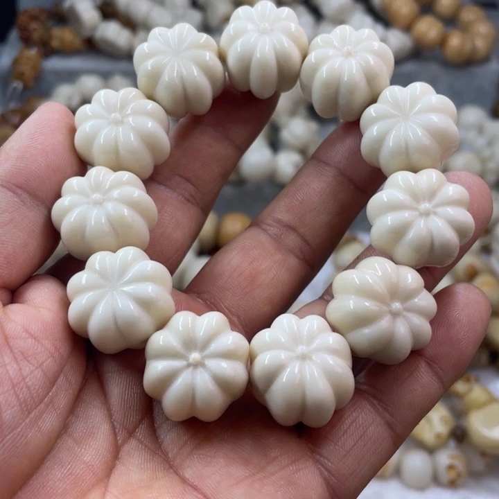 菩提根/象牙果吊坠微瑕象牙果花瓣手串卡21