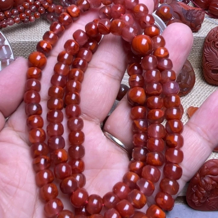 南红玛瑙未镶嵌手链108