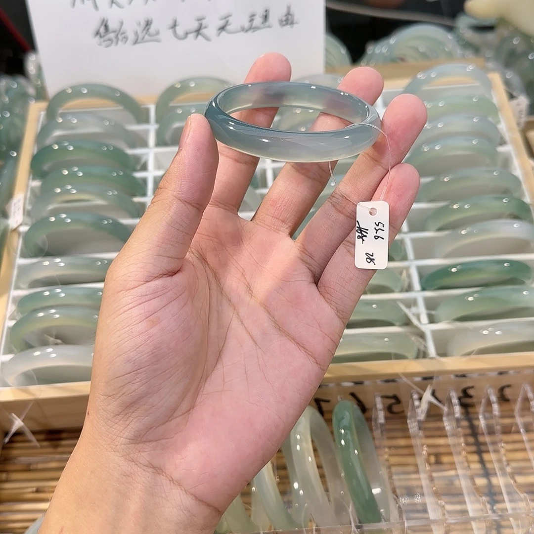 手镯玛瑙/玉髓未镶嵌圈口53.6
