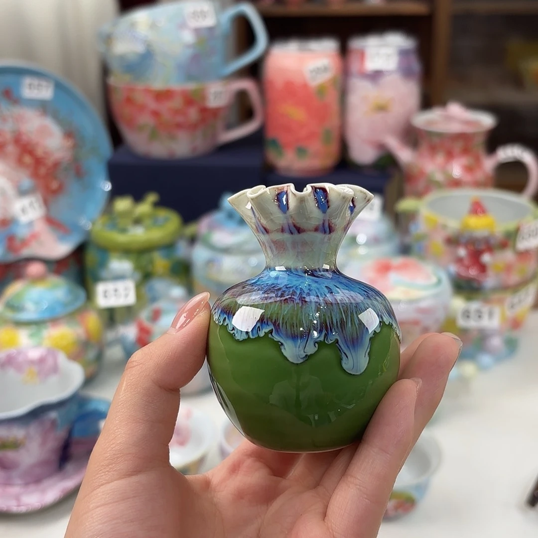 景德镇手绘高温釉下彩陶瓷茶具