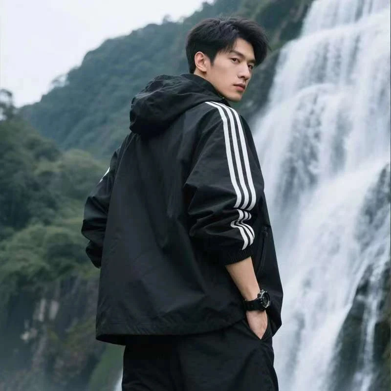 春秋季男士夹克新款男装青少年上衣宽松休闲百搭潮流工装外套