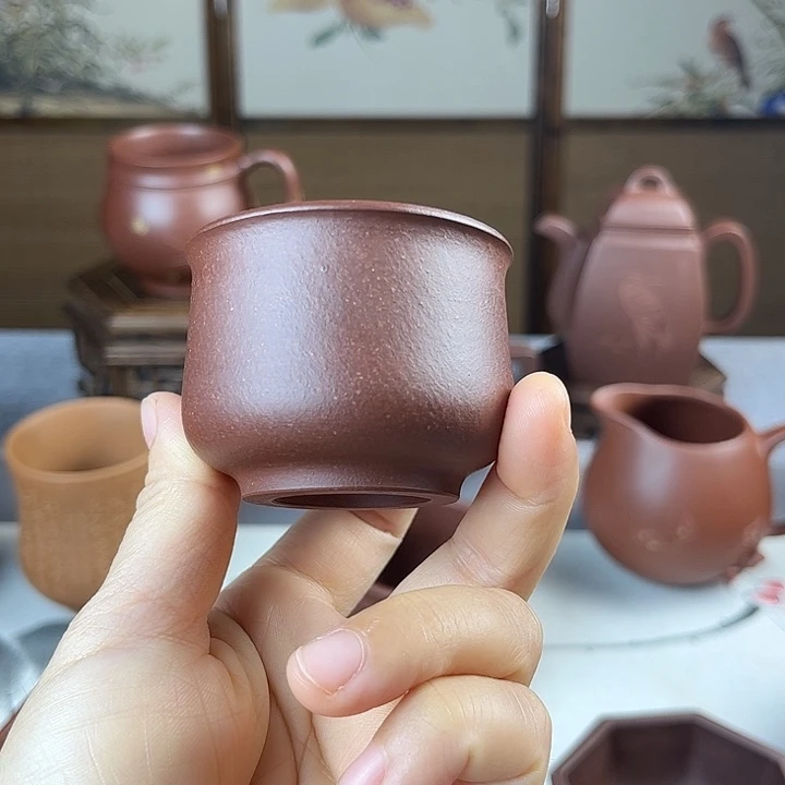 茶杯紫砂全手主人杯容量60