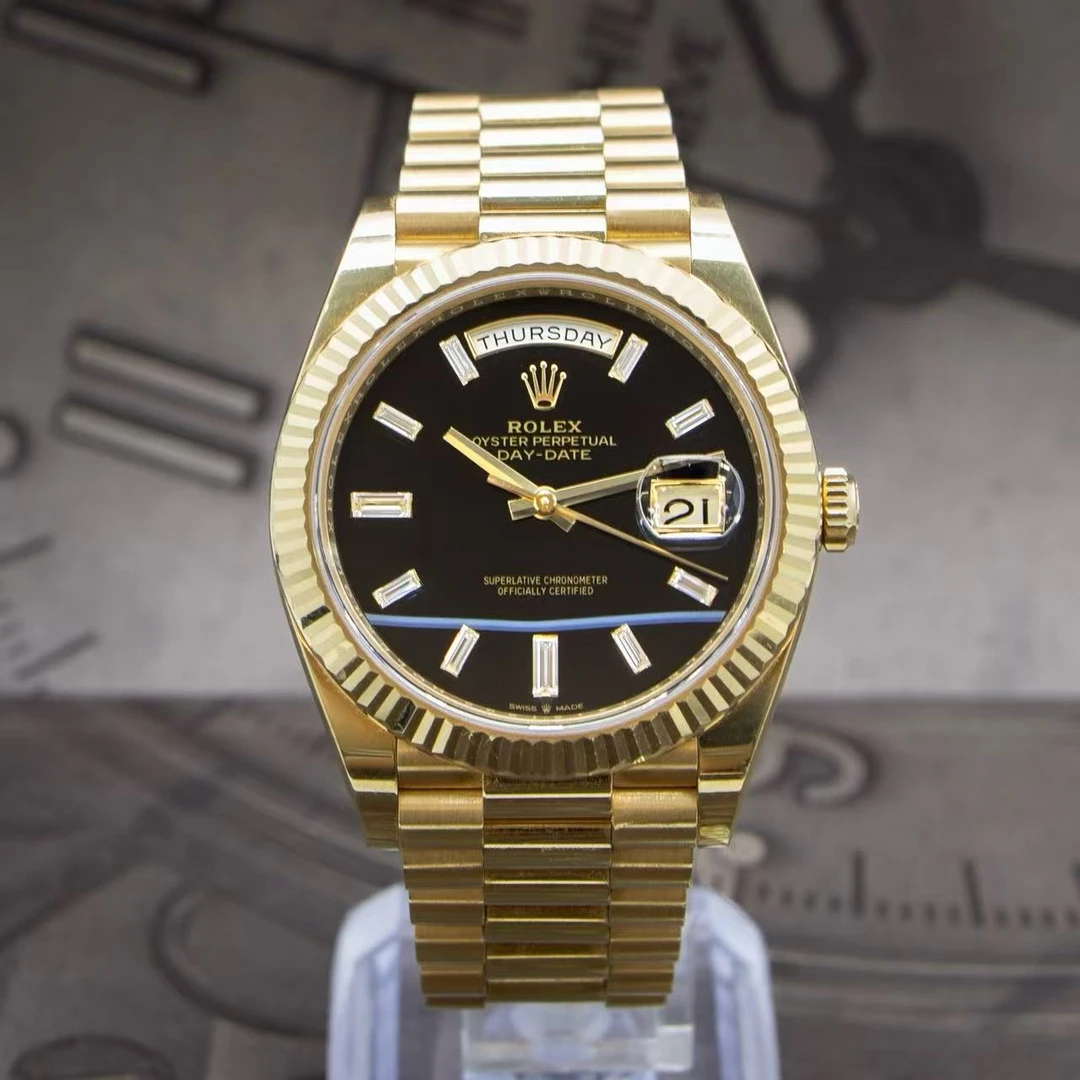 95新 Rolex/劳力士 星期日历/黑玛瑙/228238/40mm/23年国行全套