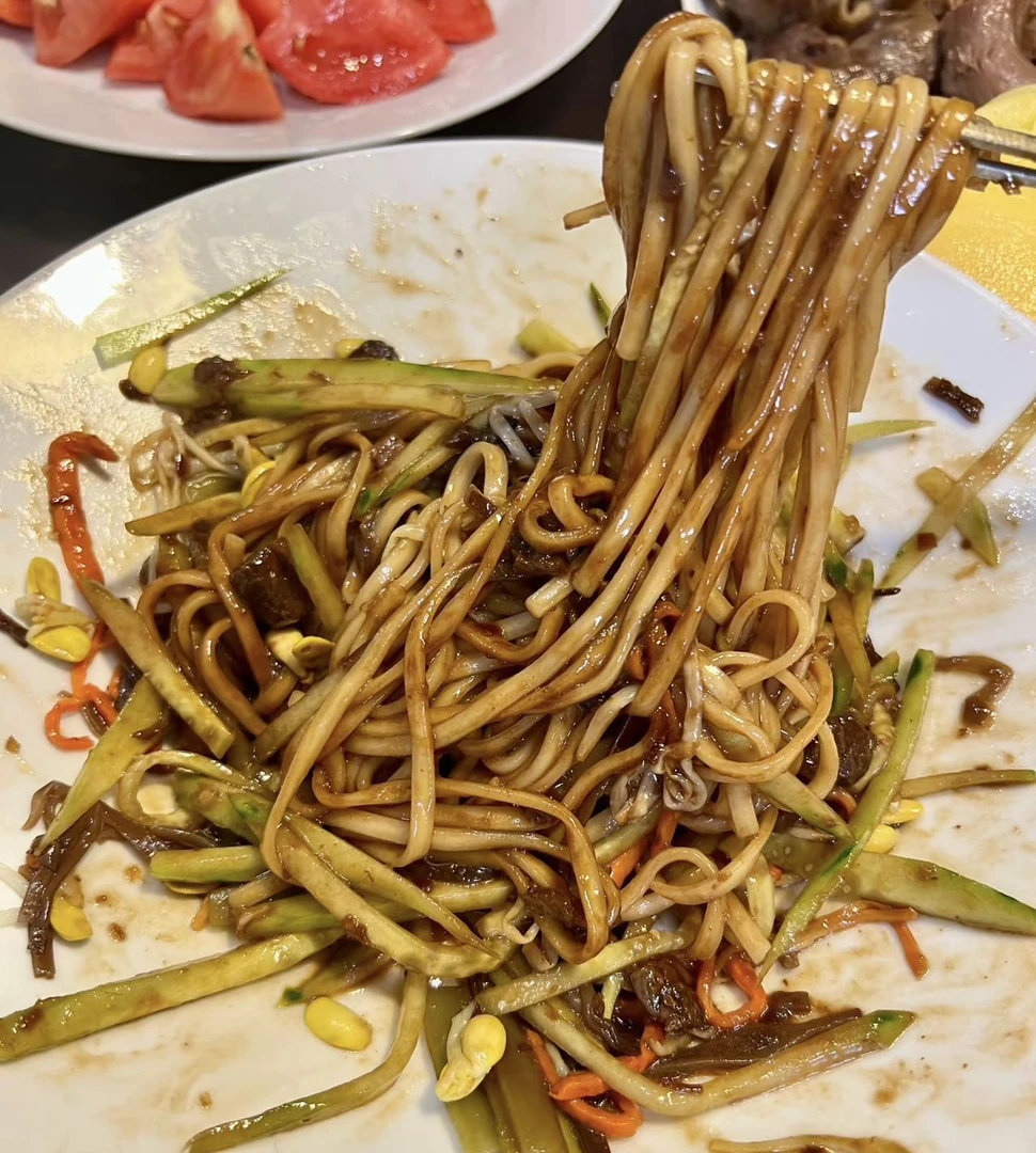 【肉酱超多 有配菜】大董北京炸酱面 （4份装冷藏） 1.04kg炸酱面同城