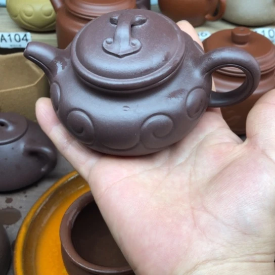 茶壶紫砂紫泥仿古如意180豪升左右