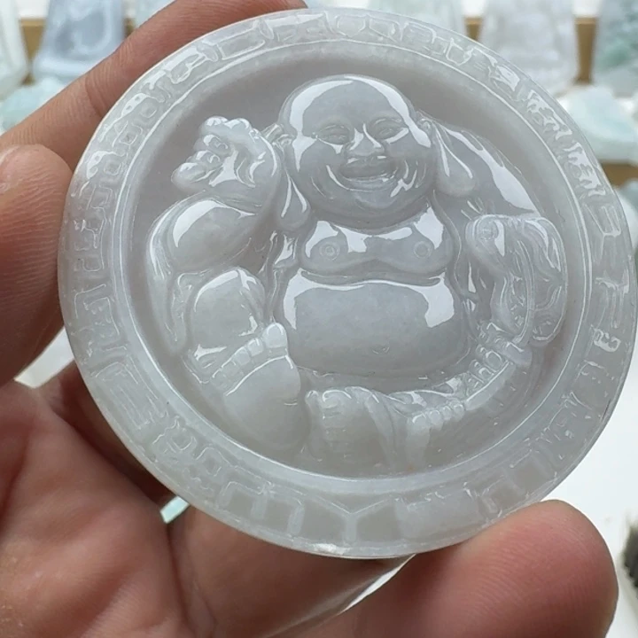 翡翠未镶嵌颈饰天然缅甸A货翡翠