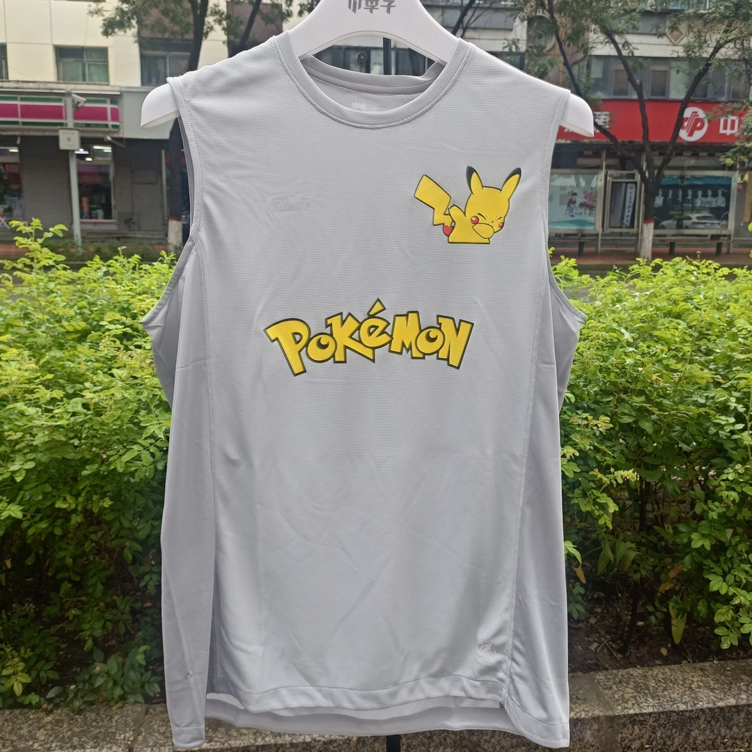 乐吾运动：蜂锐小氢蜂无袖训练服轻量透气速干足球服皮卡丘DIY