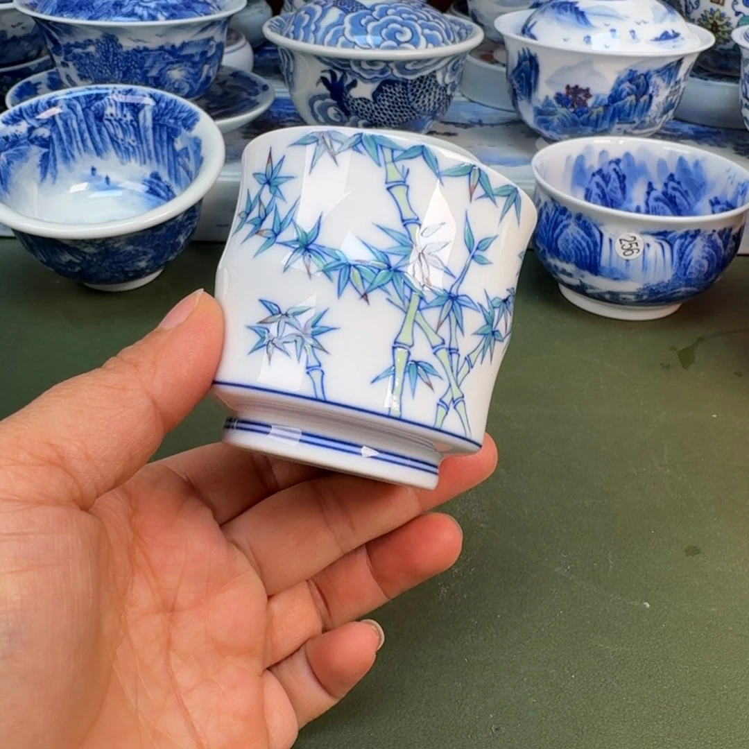 陶景德镇纯手绘茶具圆圆213