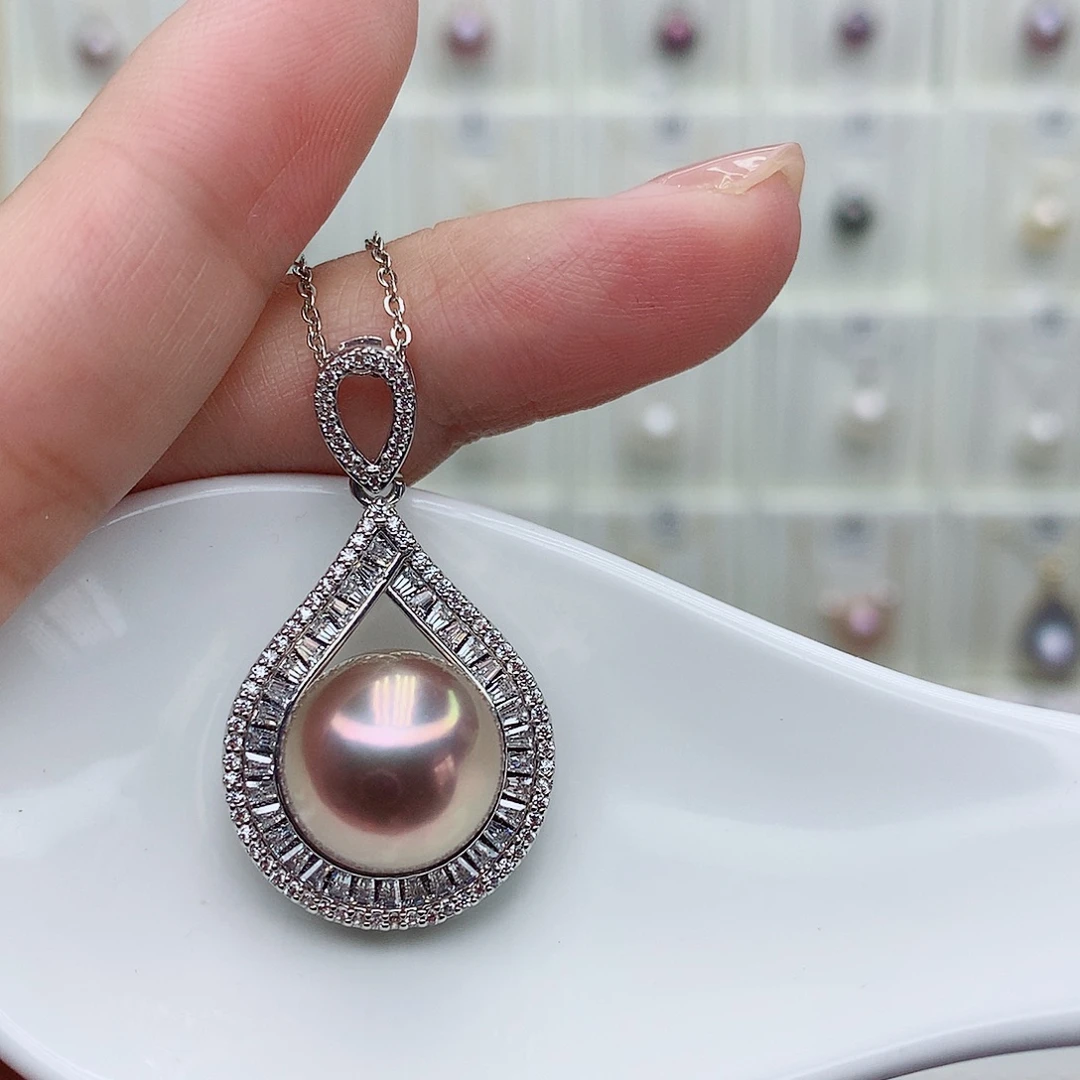 吊坠(赠链)淡水珍珠合金