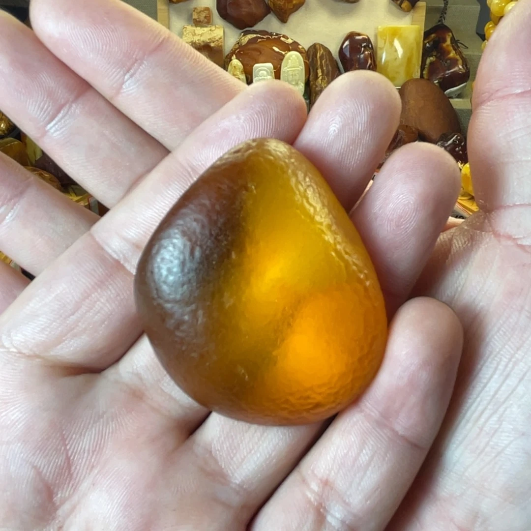 裸石琥珀未镶嵌新****彬天然蜜蜡