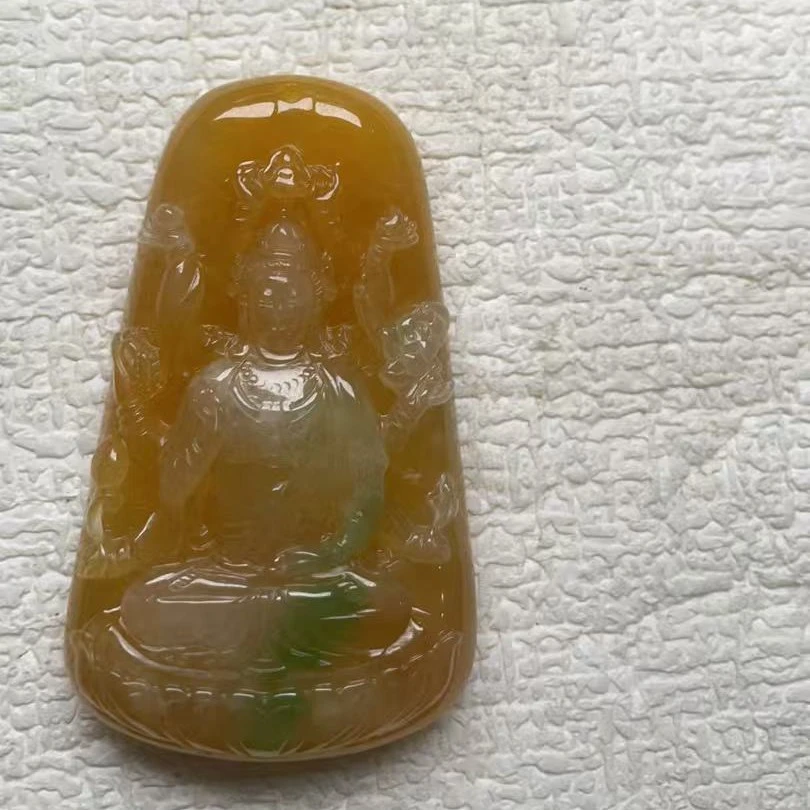 挂件观音精工雕刻