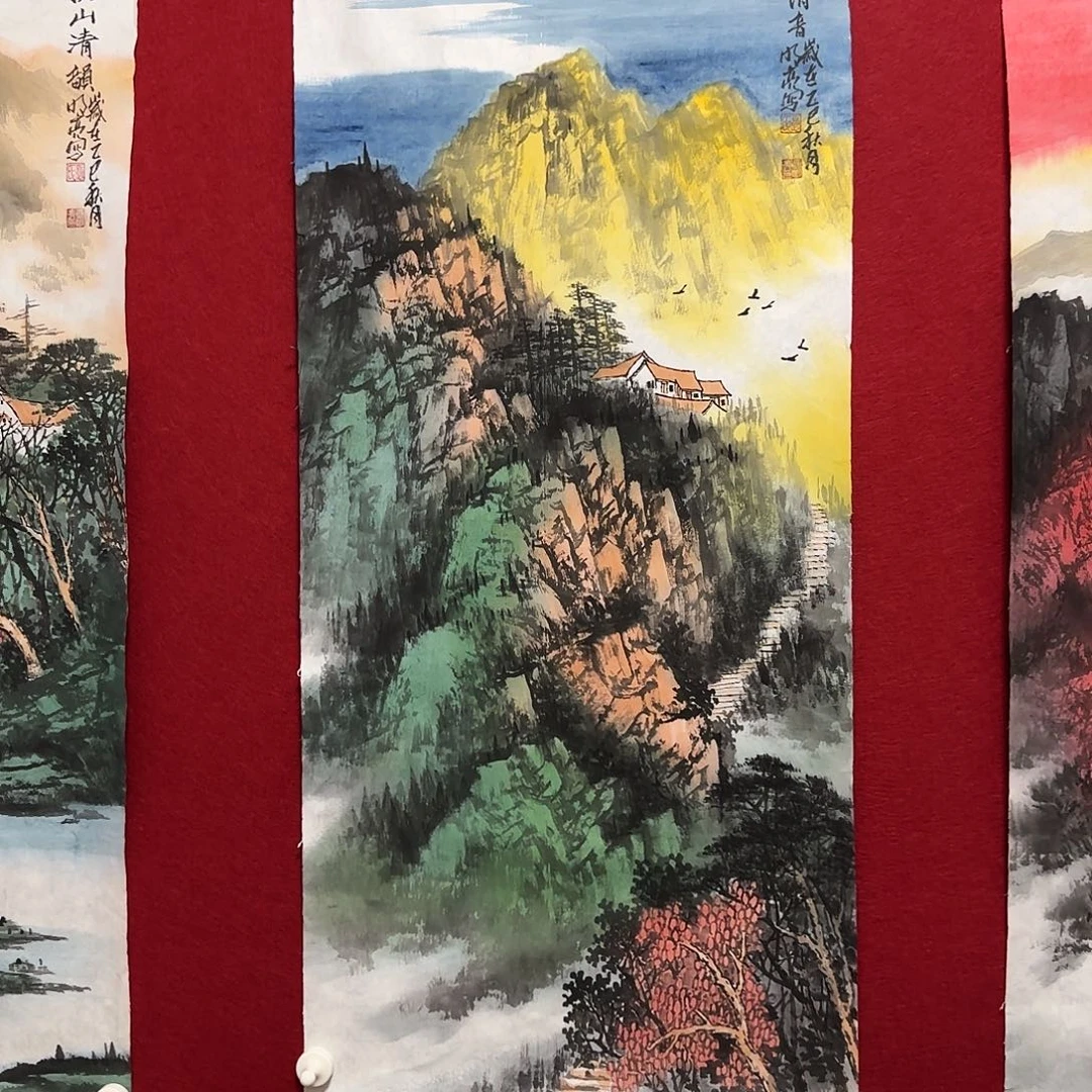 李***刚国画纯手绘国画渔民