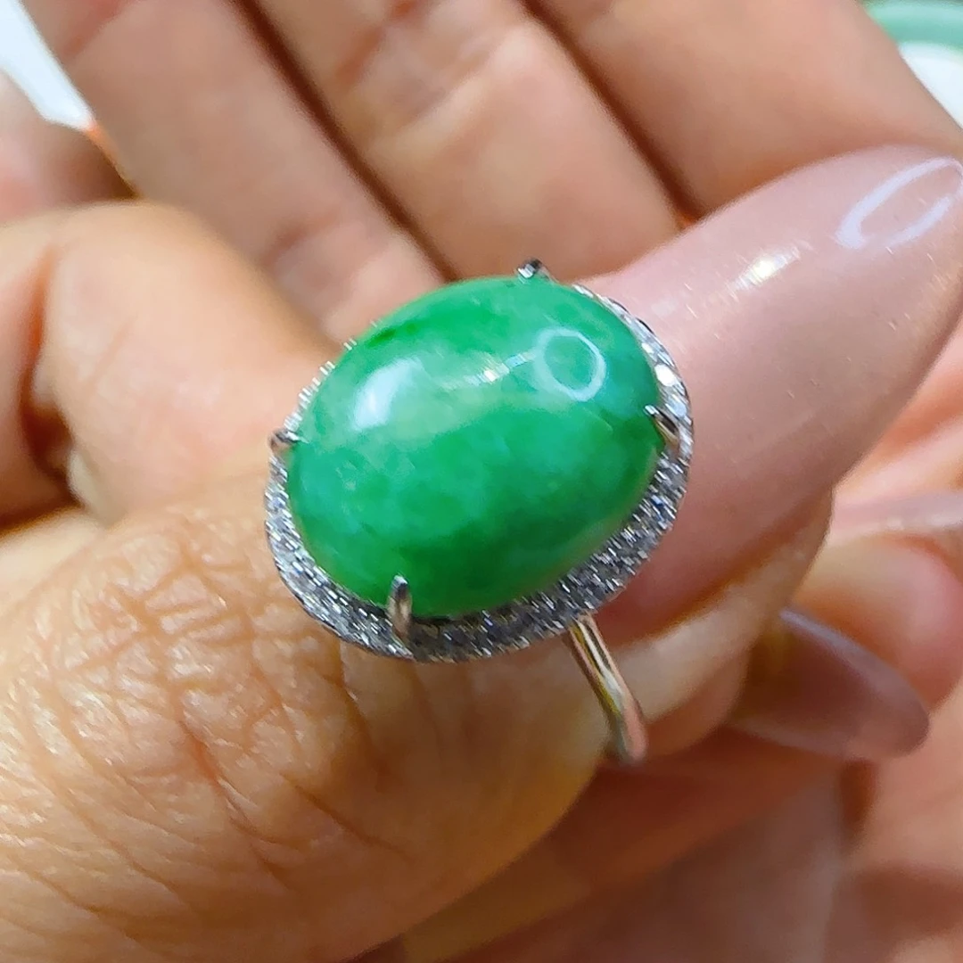 翡翠戒指未镶嵌翡翠240