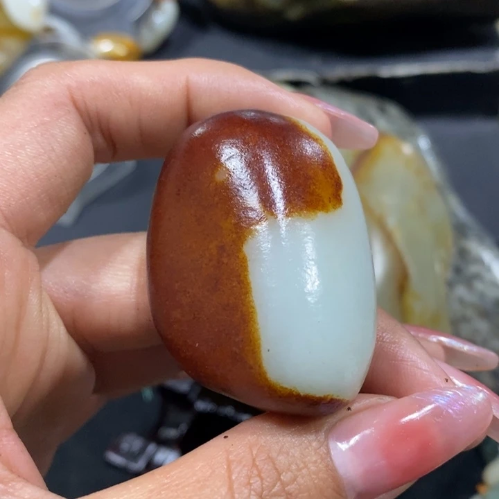 未镶嵌和田玉（糖玉）挂件哈*