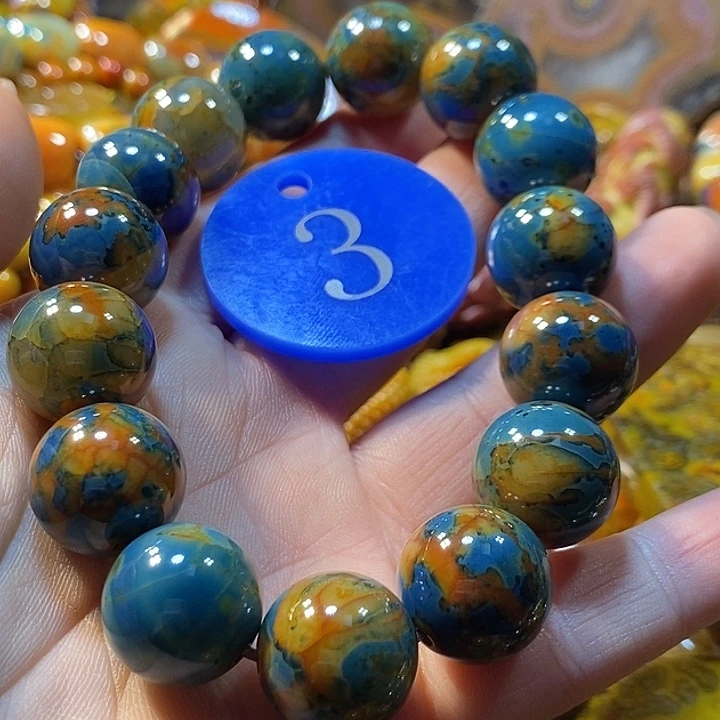 穆***风玛瑙/玉髓未镶嵌手链