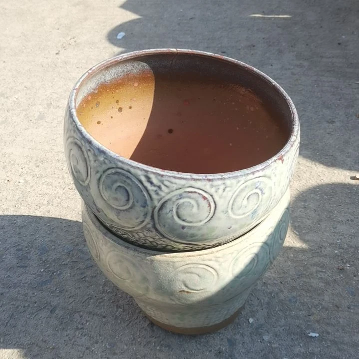 红陶20口17高瑕疵口裂