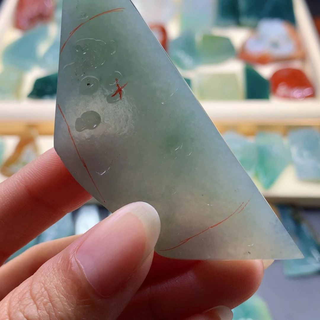 颈饰未镶嵌翡翠翡翠