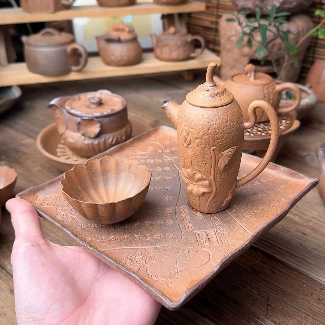 原矿老岩泥茶器系列