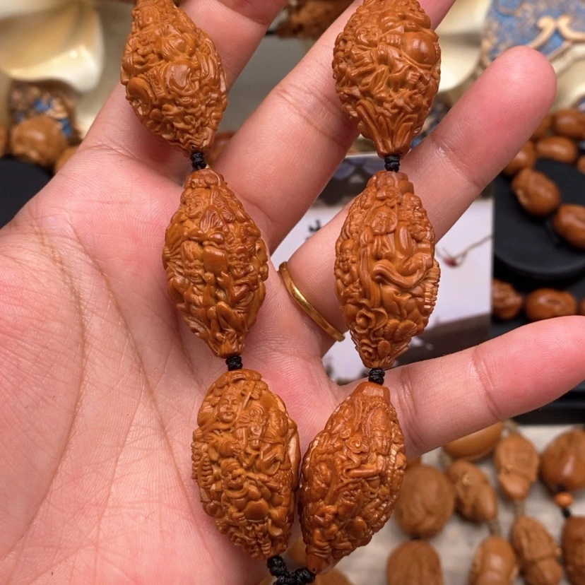 【闪购商品】橄榄核手串橄榄手工雕刻工艺