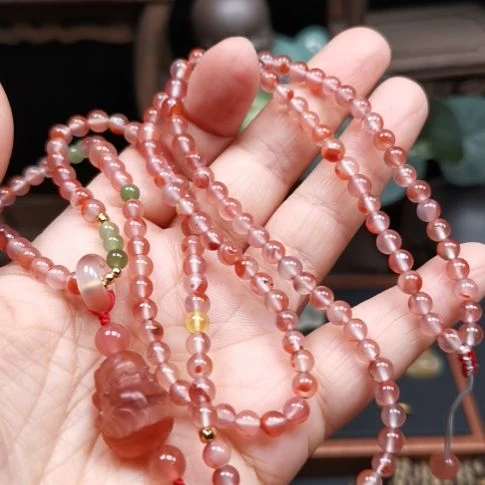 和田玉颈饰未镶嵌雪****?