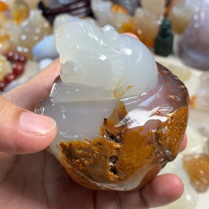 未镶嵌吊坠(不含链)玛瑙/玉髓
