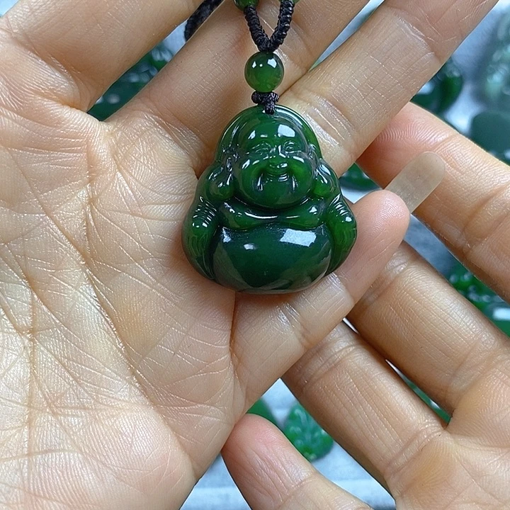 吊坠(不含链)未镶嵌和田玉（碧玉）