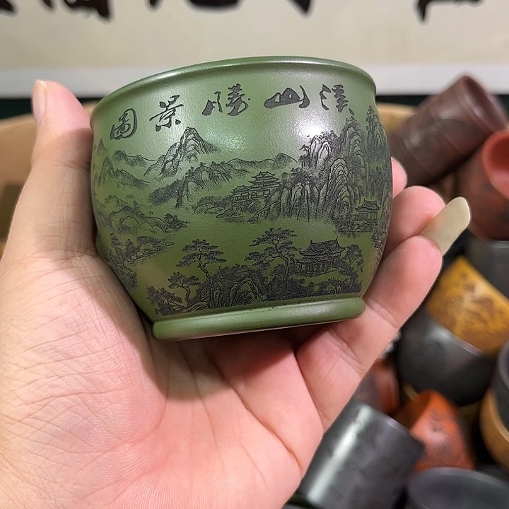 茶杯紫砂全手工紫砂主人杯