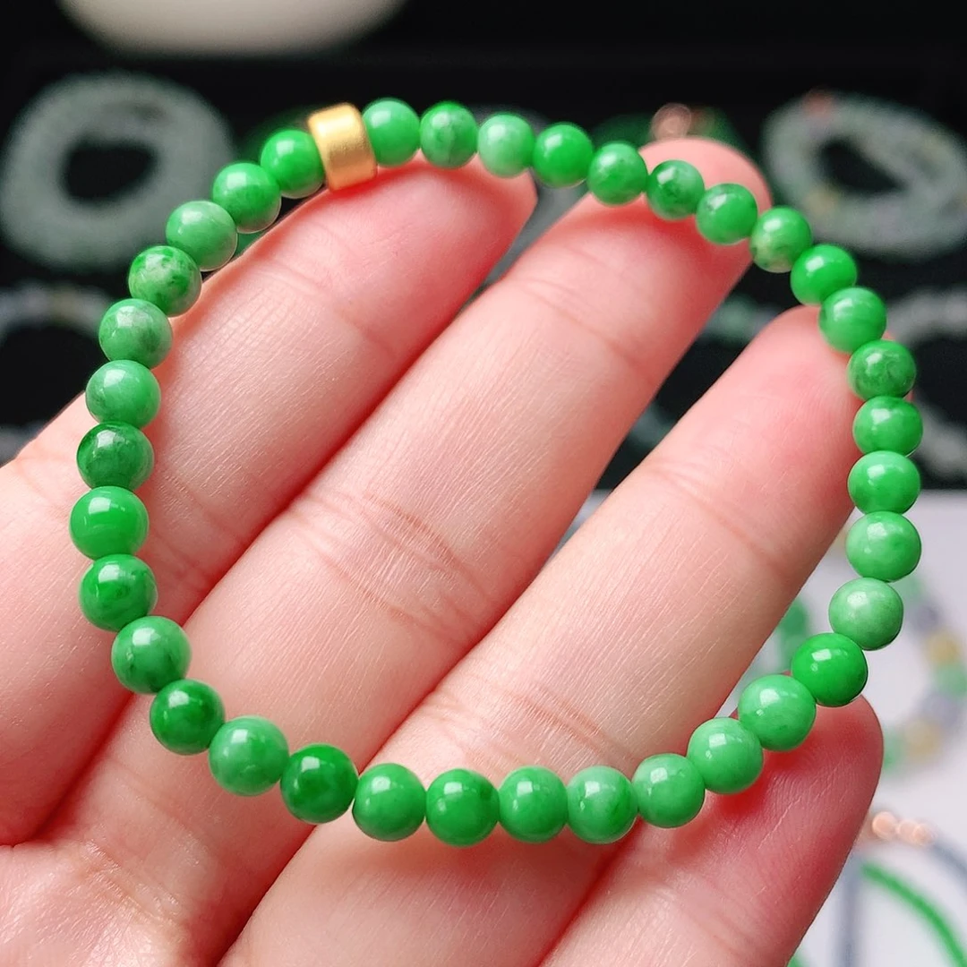 未镶嵌手链翡翠翡翠