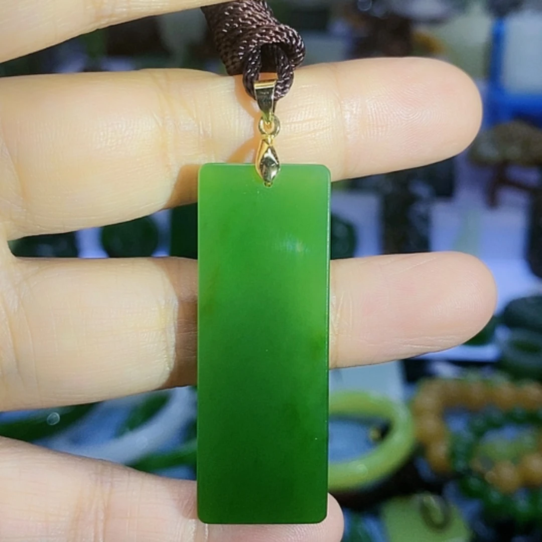 【闪购商品】未镶嵌和田玉（碧玉）挂件