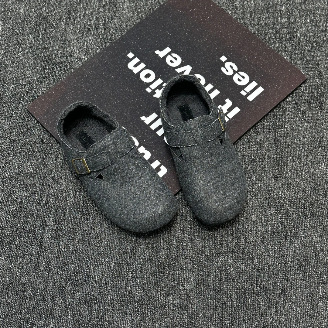 【NO退NO换】鑫燃KIKI 全包博肯复古高级皮带扣博肯鞋 662-2 BL