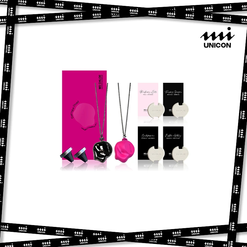 MS CHLOE 巴洛克珍珠车载香薰双支礼盒双链