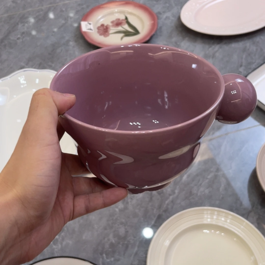 陶瓷微瑕餐具介意勿拍，满18飞！