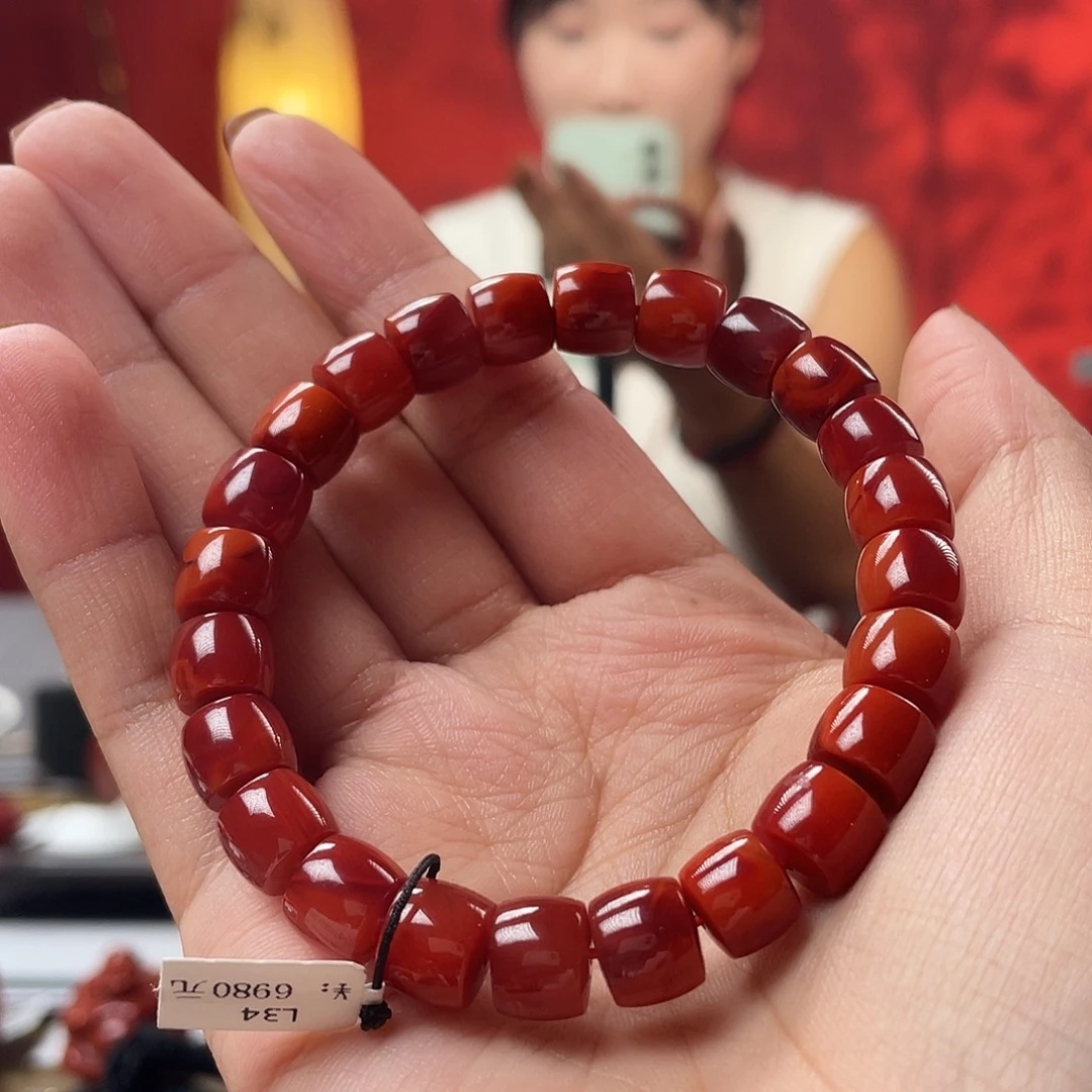 南红玛瑙未镶嵌颈饰