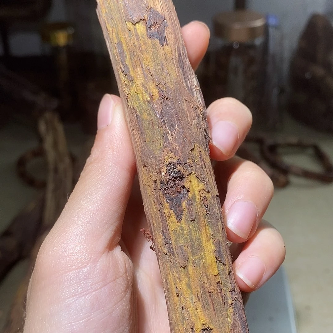 海南降真香大叶手把件