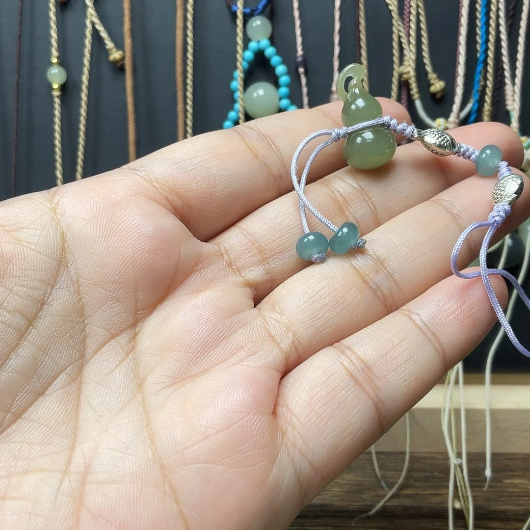 和田玉未镶嵌手机链