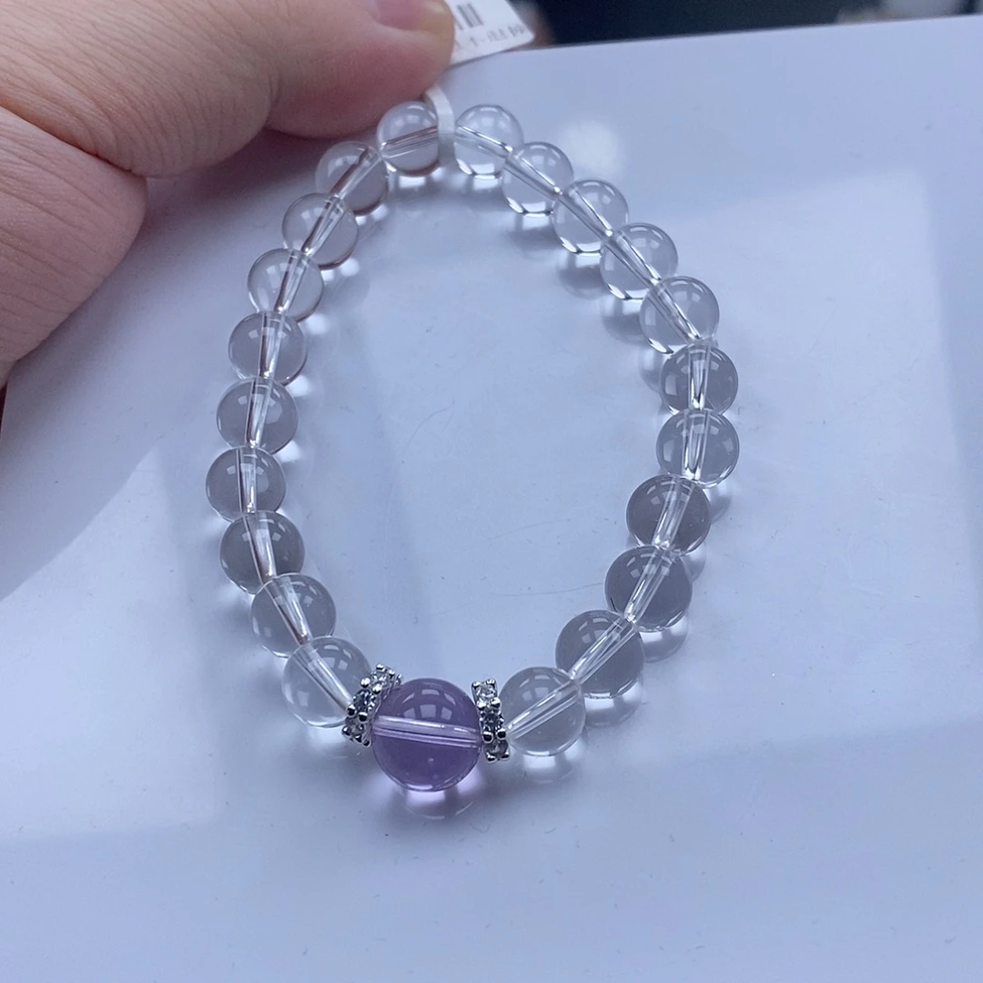 手链未镶嵌水晶白水晶