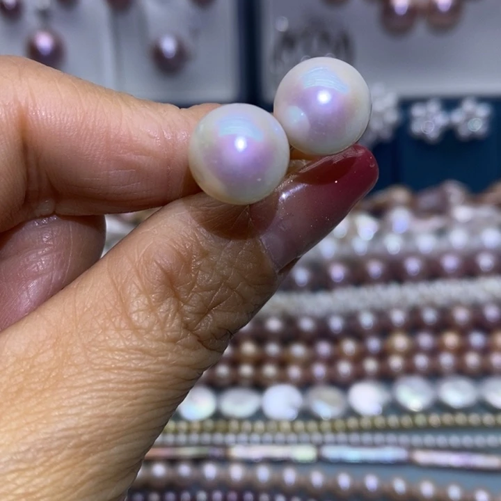 珠宝首饰淡水珍珠银S925镶嵌