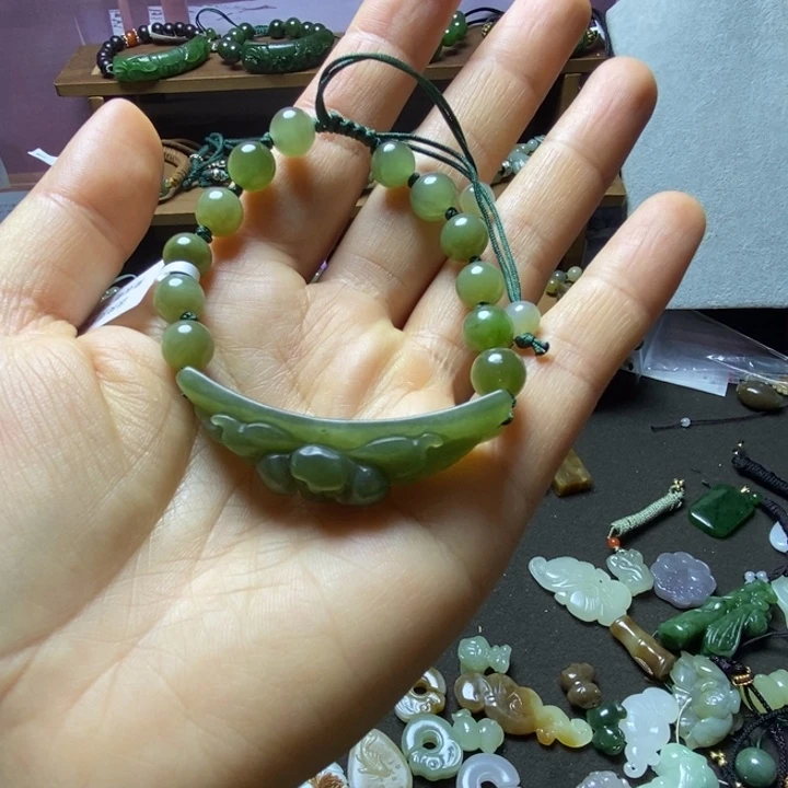 和田玉（糖玉）未镶嵌手链