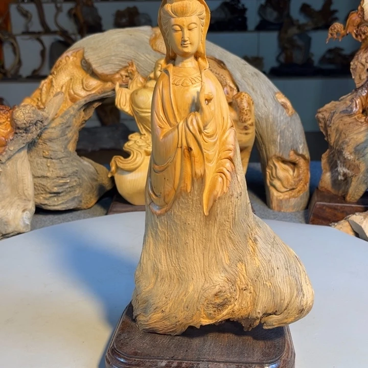 柏木（崖柏）根雕工艺摆件