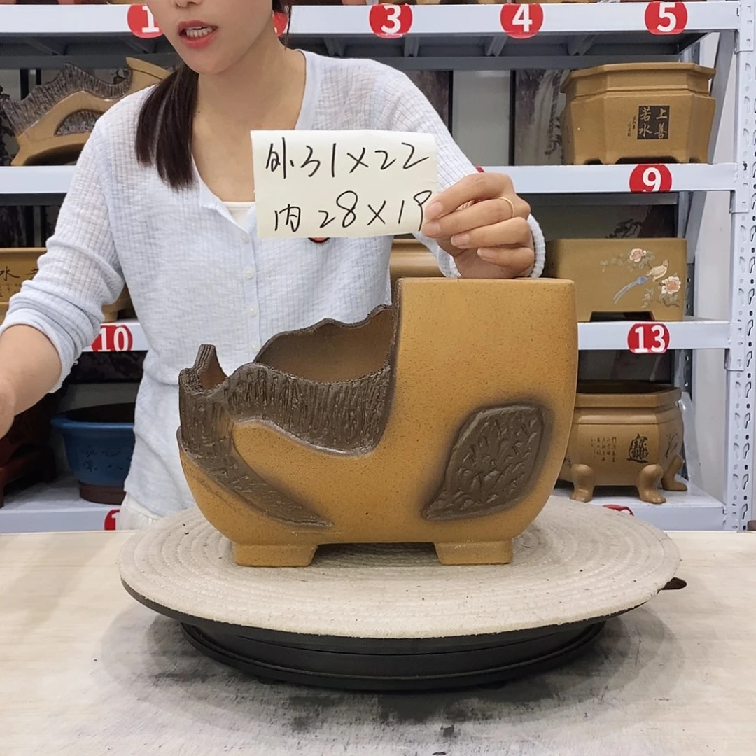 紫砂花盆紫砂花盆