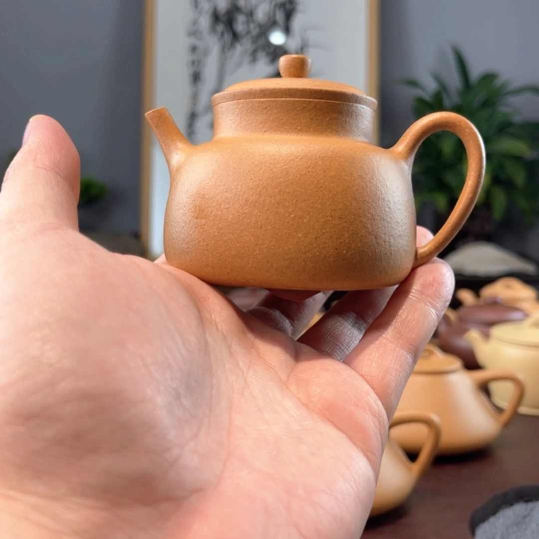 两***友茶壶紫砂半手黄段