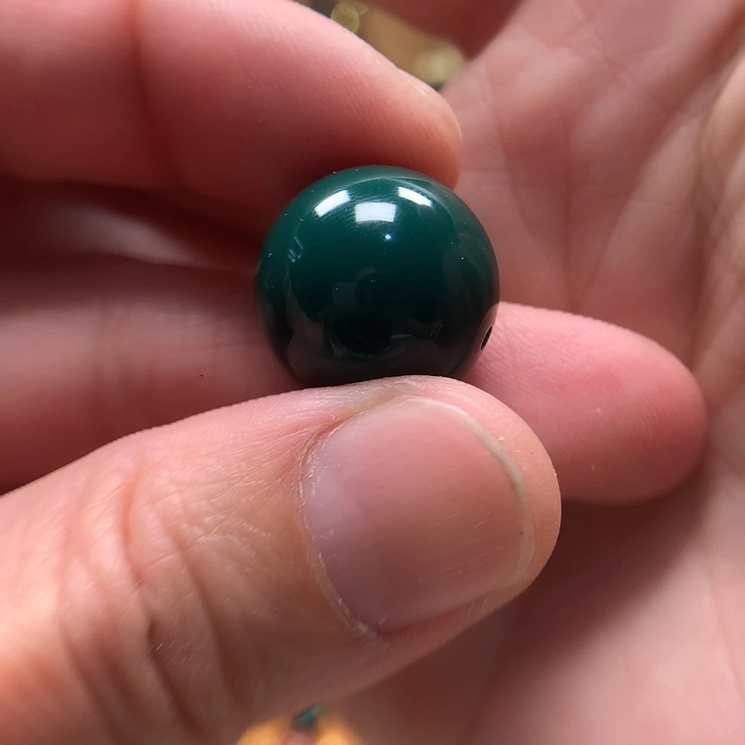 小***臭颈饰琉璃地狱色18mm圆